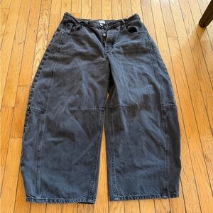 FREE PEOPLE CRVY VENUS BARREL JEANS